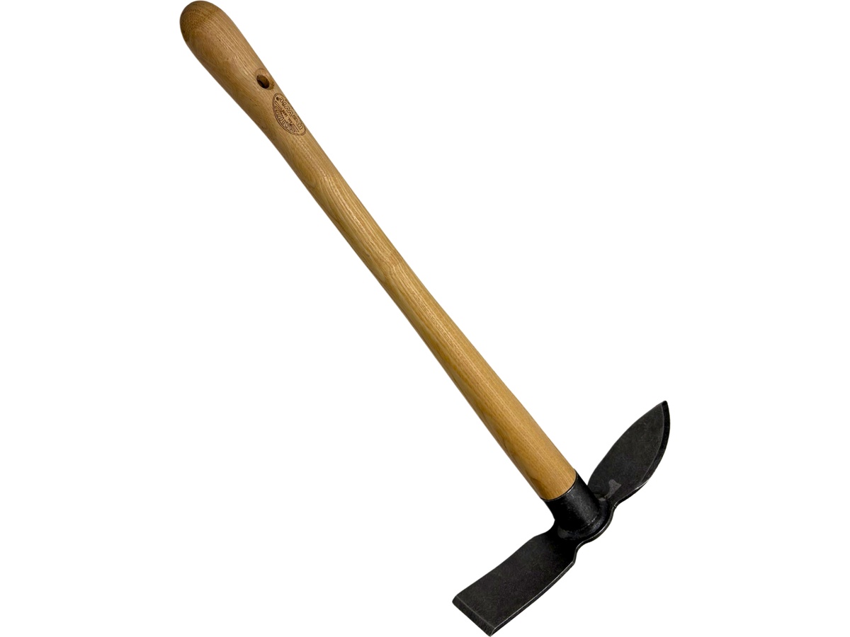 Double hoe heartshaped / straight with 50cm handle